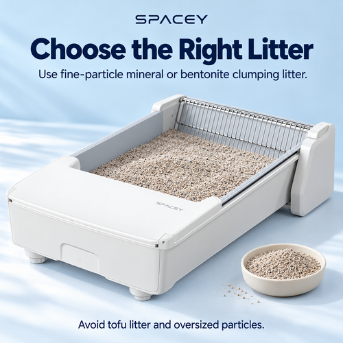 SPACEY Smart Self-Cleaning Litter Box
