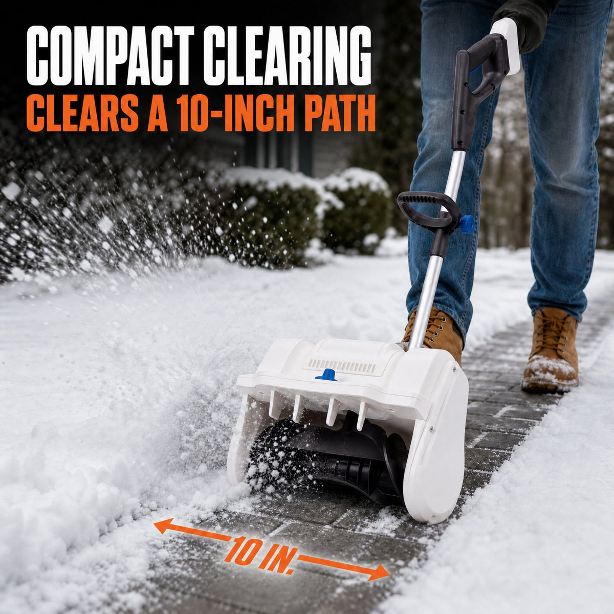 SnowCannon™ Cordless Snow Shovel