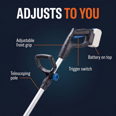 Adjustable handle and front grip